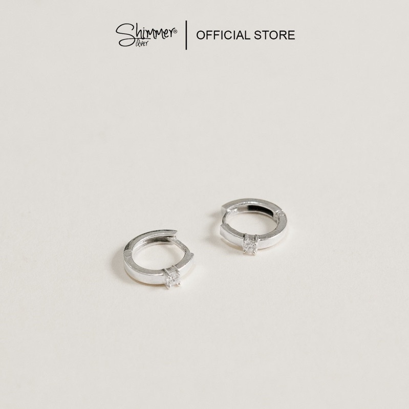 Bông tai bạc 925 Flash - Shimmer Silver