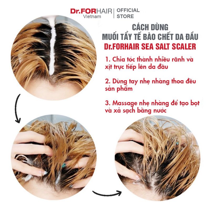Muối tẩy tế bào chết da đầu Dr.FORHAIR