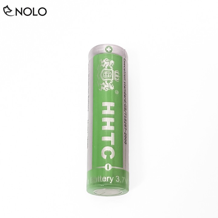 Bộ 2 Viên Pin Sạc Lion Rechargeable 3.7V HHTC Loại Vỏ Xanh Chuẩn Model 18650 Dung Lượng 2200mah Loại Tốt