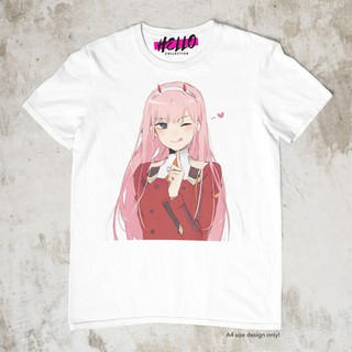 Áo thun in hình Darling In The Franxx - DARLING Zero Two chất đẹp giá siêu tốt