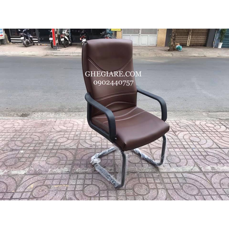 Ghế Chân Quỳ Màu Da Nâu Socola Cao Cấp