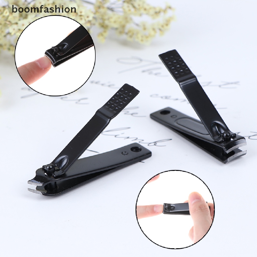 [boomfashion] Professional Black Stainless Steel TOE Nail Cutter Nails Trimmer Clipper Machine [new]