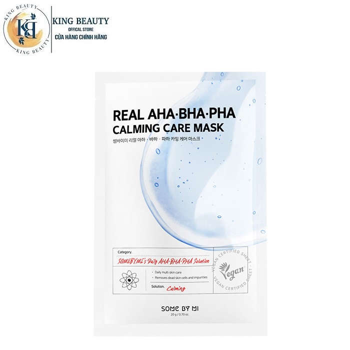 Mặt Nạ Tẩy Tế Bào Chết, Dưỡng Sáng Da Some By Mi Real AHA-BHA-PHA Calming Care Mask 20g - AHA-BHA-PHA