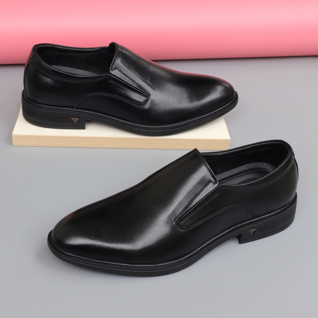 Giày tây công sở da bò, giày lười nam da bò - NeO4395de