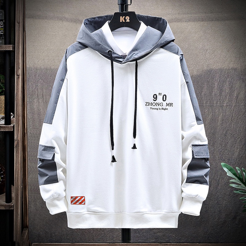 Fashion Áo Hoodie Nam Dài Tay Mũ Trùm Đầu Họa Tiết Zenkocs3 MEN TOP 152