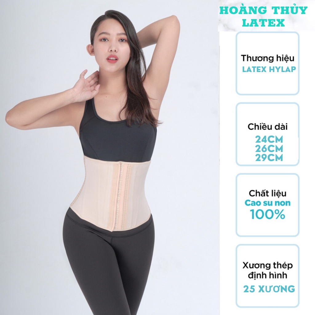 Đai latex 25 xương chuẩn hi lạp