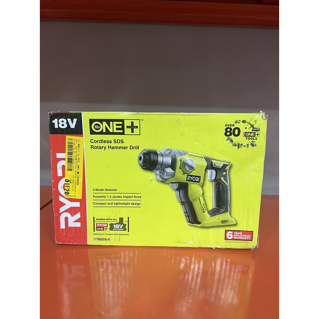 Thân máy khoan pin betong ryobi 18v li r18sds-0 -95% BẢO HÀNH 3 THÁNG