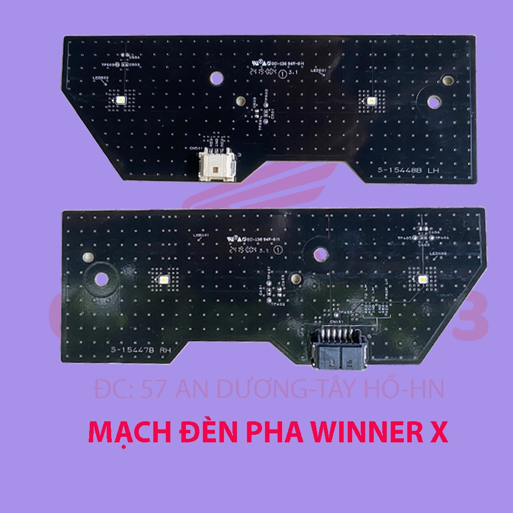 Mạch Đèn Led Cos Pha Và Mạch Driver Zin Winner X