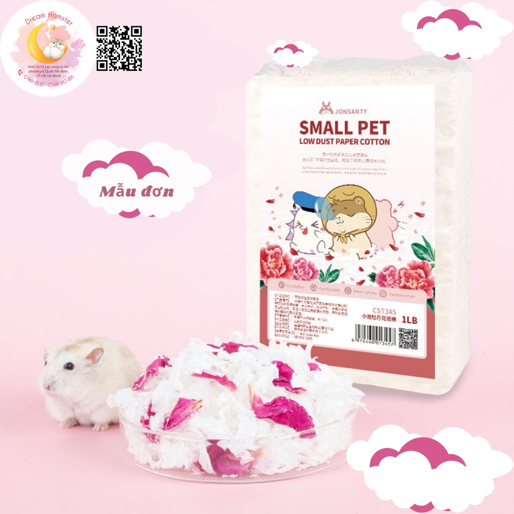 Giấy lót chuồng Small Pet (Jonsanty) - 1LB (450gr)