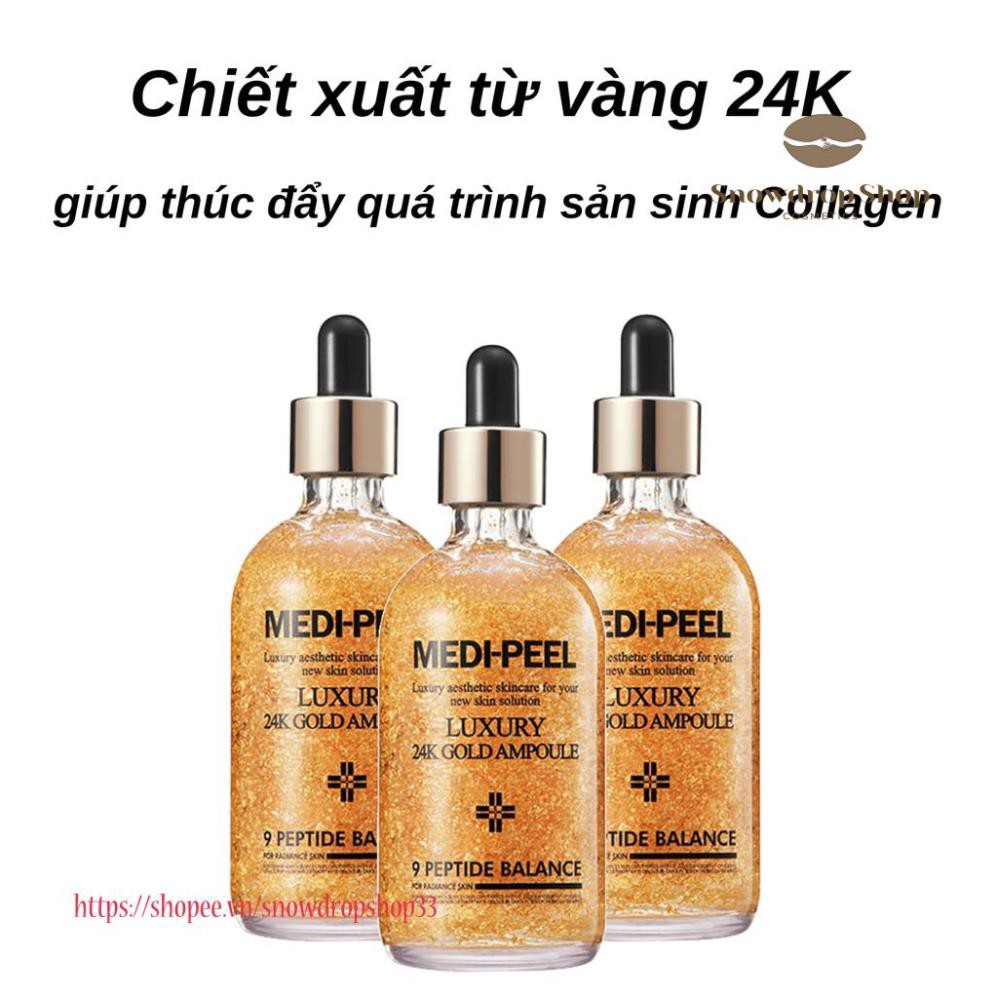 Tinh Chất Ngăn Ngừa Lão Hóa Medi Peel Luxury 24K Gold Ampoule 100ml