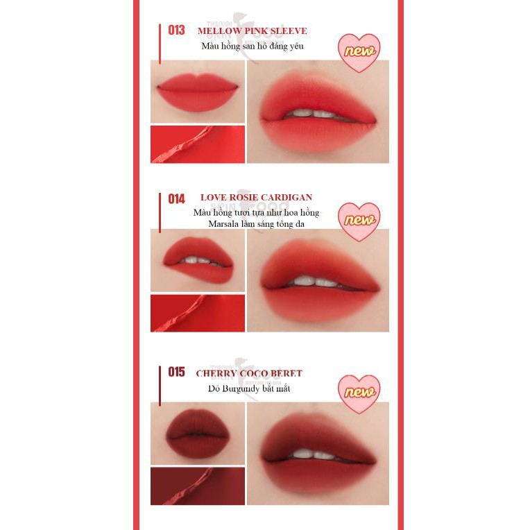 Son Bấm Cực Cool Lên Màu Chuẩn, Siêu Mịn Môi I'm Meme I'm Tic Toc Tint Lip Cashmere 2.5g