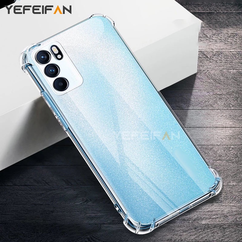 Ốp điện thoại silicon có đệm khí chống sốc dành cho OPPO RENO 6Z 5G OPPO RENO 5 4G 4Z A74 5G A94 A93 A92 A73