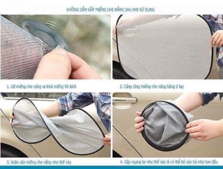 Sét 6 tấm chắn nắng ô tô