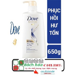 1 chai Dầu gội Dove Keratin Phục hồi hư tổn chai 650g