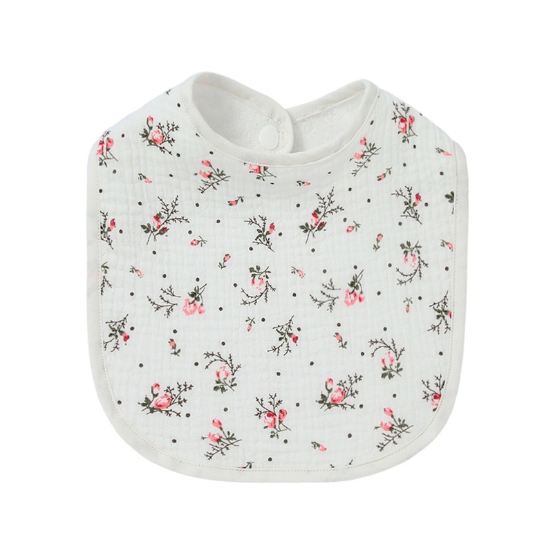 Yếm Ăn Cotton Mềm Mại Hình Tam Giác Dễ Thương Thoải Mái Cho Bé