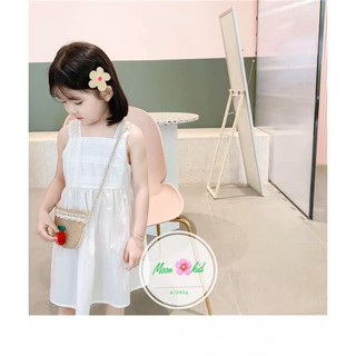 váy trắng dây ren cho bé gái