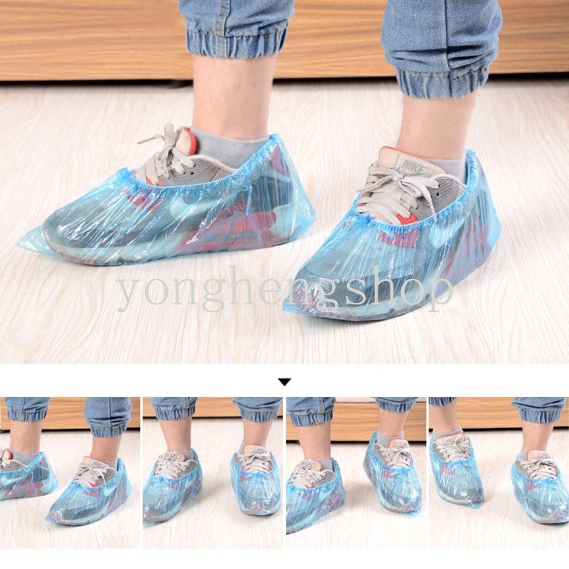 Bộ 100 Bọc Giày Chống Nước Chống Bụi Dùng Một Lần Tiện Dụng