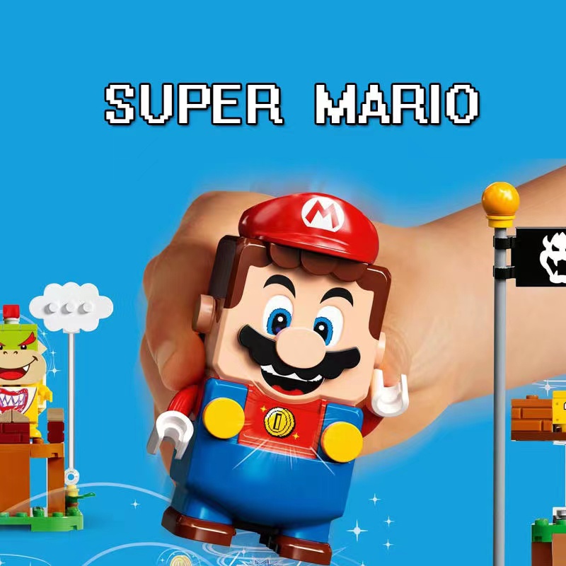Bộ Lắp Ghép  Nhân Vật Mario Luigi