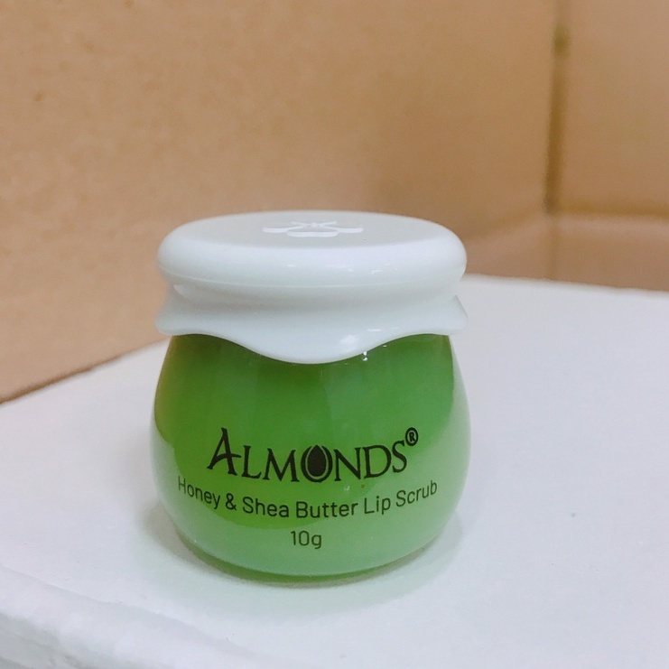 Bộ đôi dưỡng môi ALMONDS sáp dưỡng hồng mềm môi và tẩy da chết