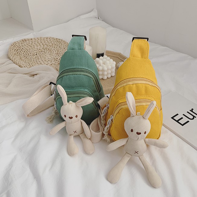 Túi Đeo Chéo Hình Thỏ Dễ Thương Cho Bé Gái