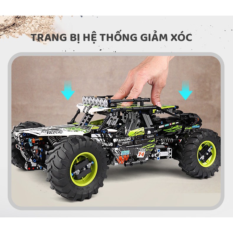 Xe Địa Hình Tốc Độ Cao Điều Khiển Từ Xa - Lego Technic Green Hound Buggy - MOULDKING