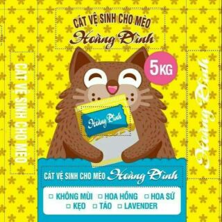 Cát vệ sinh chó mèo có hương 5kg