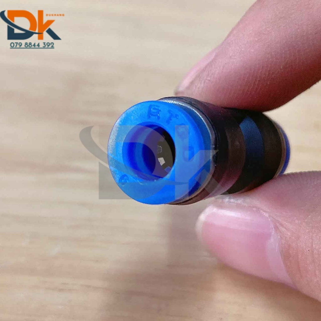 Nối 2 đầu ống khí nén PU