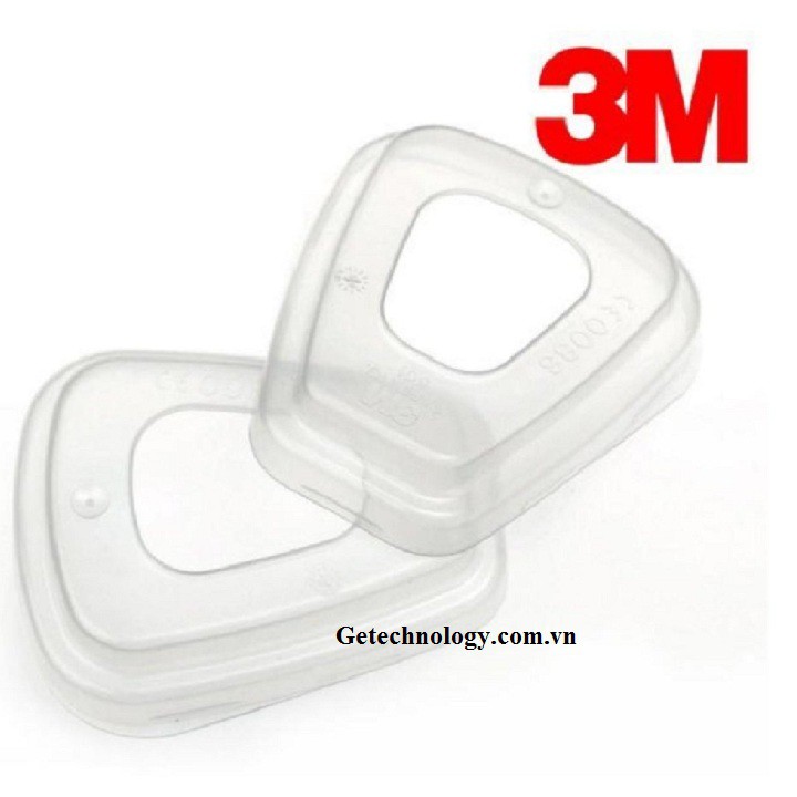 1 chiếc Nắp nhựa giữ tấm lọc bụi 3M 501 sử dụng cho mặt nạ 2 phin chống độc chống hóa chất