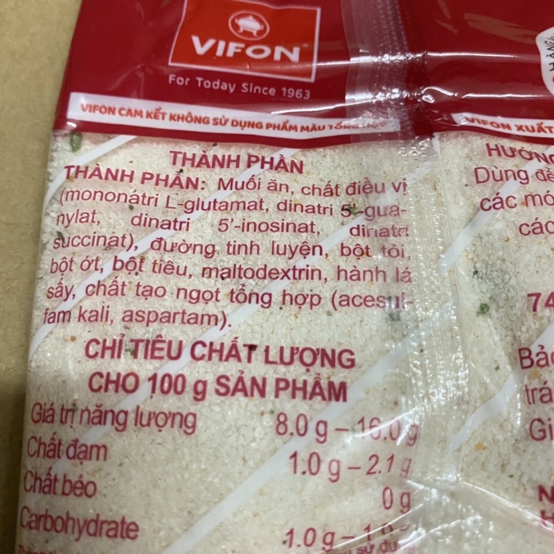 [200g] Túi Bột Muối Canh Vifon