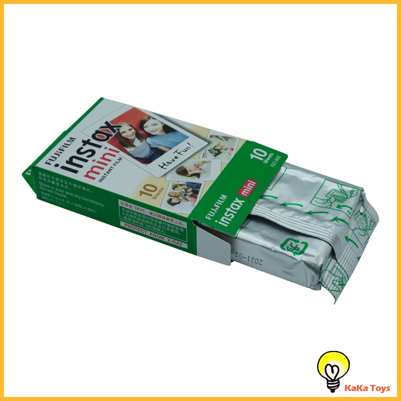 [KaKa Toys]Mini Film White Edge Photo Paper 10 Sheets For Fuji Instax Mini 7s/8/25/90/9