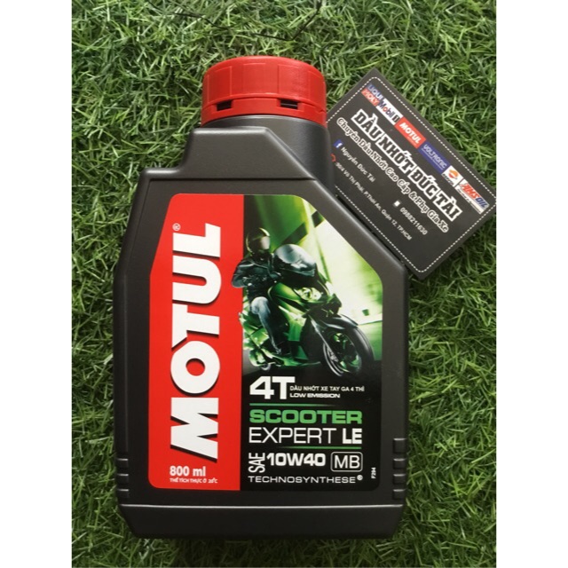 Dầu nhớt xe ga 0,8 lít MOTUL SCOOTER EXPERT LE 10W40