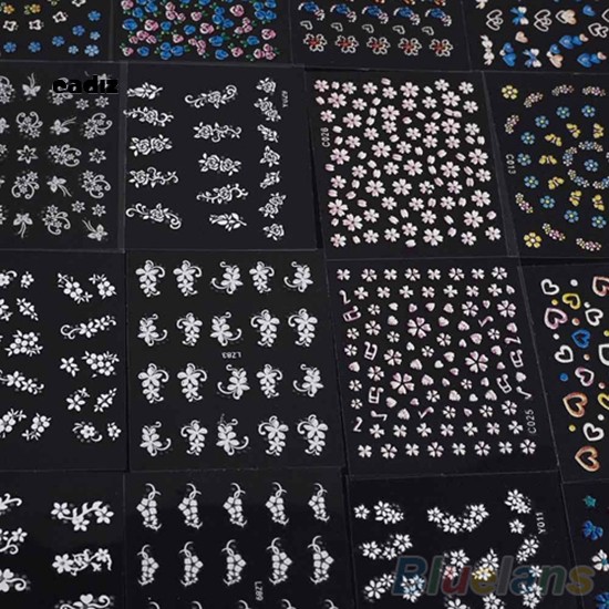 [Hàng mới về] Set 30 Tấm Decal Nước Dán Móng Nghệ Thuật