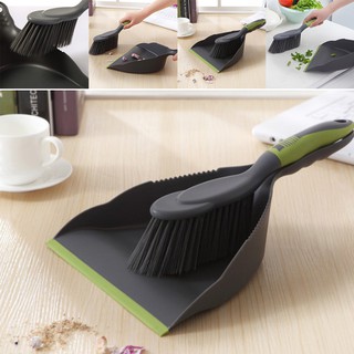 Mini Table Top Keyboard Brush with Dustpan Small Broom Set Stool Cleaning Brush