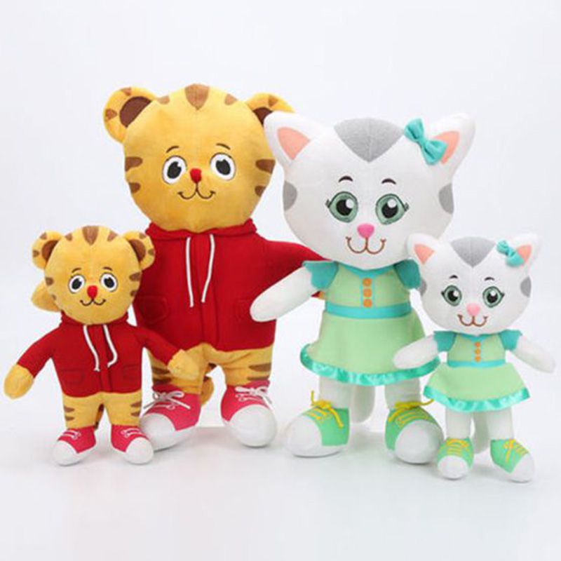 Thú Nhồi Bông Hình Chú Hổ Daniel Và Katerina Kittycat
