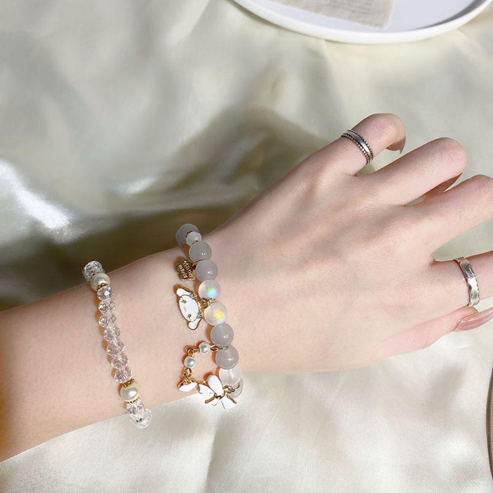 Vòng Tay Chuỗi Hạt WMES15H Họa Tiết Hoạt Hình Nhiều Màu Phong Cách|Vòng Tay May Mắn Phong Cách Hàn Quốc