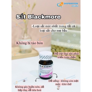 Viên Sắt Cho Bà Bầu Blackmores Pregnancy Iron