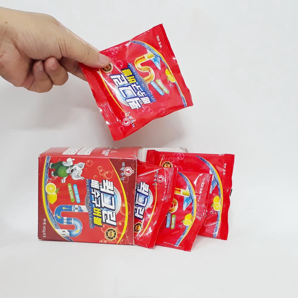 Thông tắc Bồn cầu Bồn rửa bát Cống Ống nước - Dạng Gói mã 70010