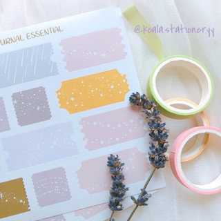 Bullet Journal Sticker - Note trang trí hình vé