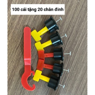 Ke cân bằng lát gạch tái sử dụng chân đinh siêu bền, chắc, khỏe
