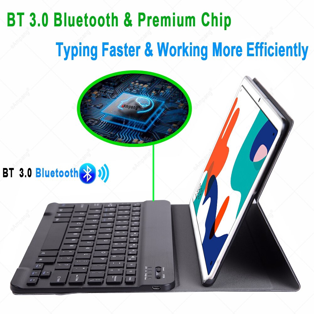Bao da máy tính bảng tích hợp bàn phím bluetooth cho Huawei MatePad 10.4 2020 BAH3-L09 BAH3-W09 BAH3-AL00