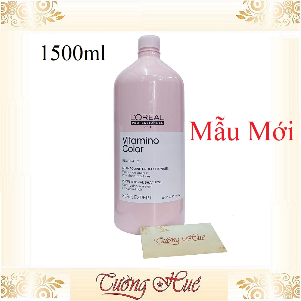 Dầu Gội Cho Tóc Nhuộm Loreal Serie Expert A-ox Vitamino Color - Hồng Nhạt