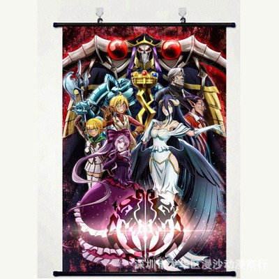 Poster vải anime Overlord 40x60 tranh vải