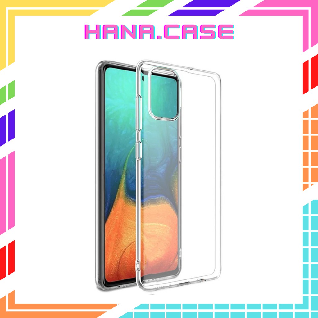 Ốp lưng Samsung Galaxy A31, A51, A71 Silicon dẻo trong suốt