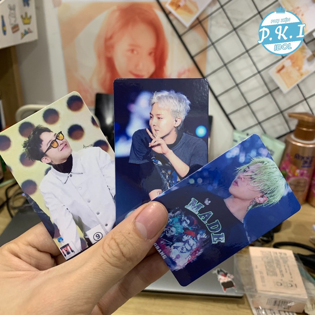 SET 9 Card Ảnh G-Dragon Siêu Chất