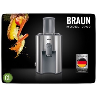 Hàng chính hãng - Máy ép trái cây Braun J700