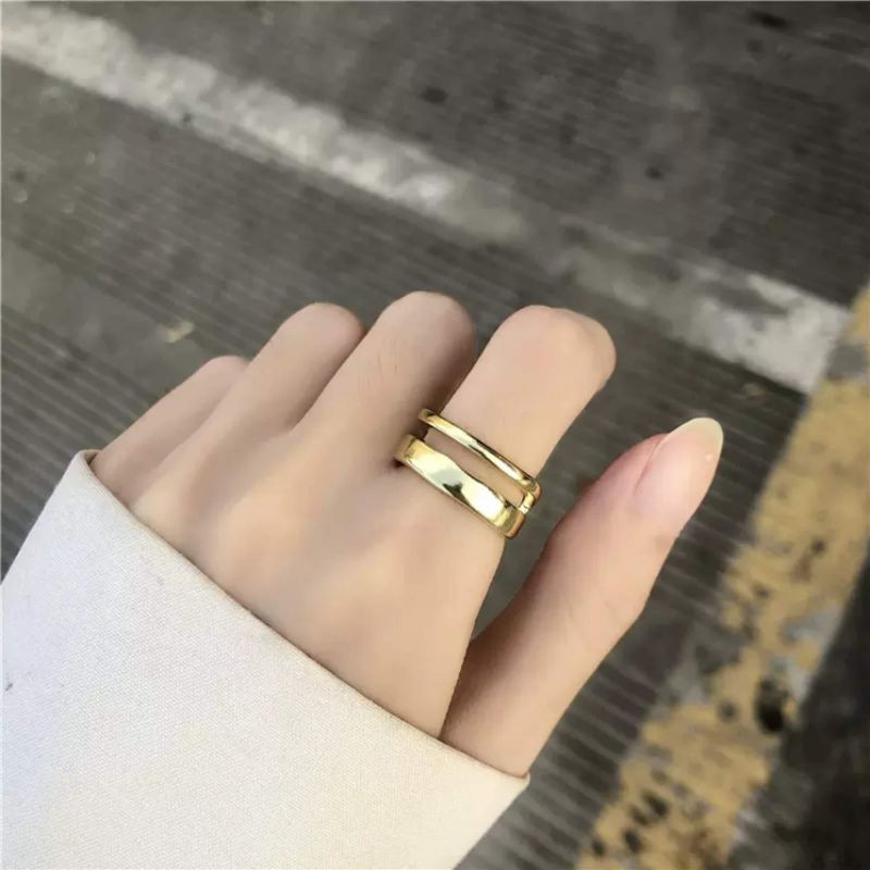 Nhẫn nữ Gold Layer