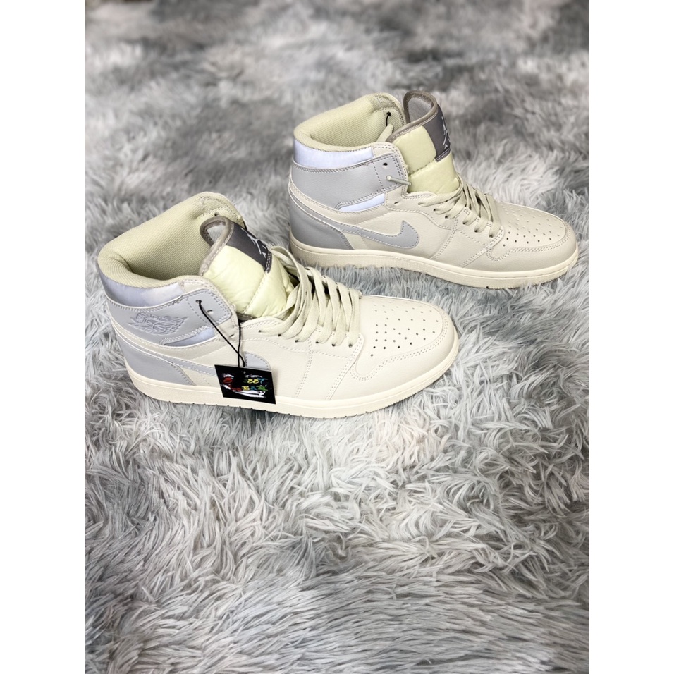 Giày ThểThao Sneaker JD 1 Cổ cao Phối Với Da Bóng Cực Hot Cao cấp Cực Đẹp Tặng Kèm Tất