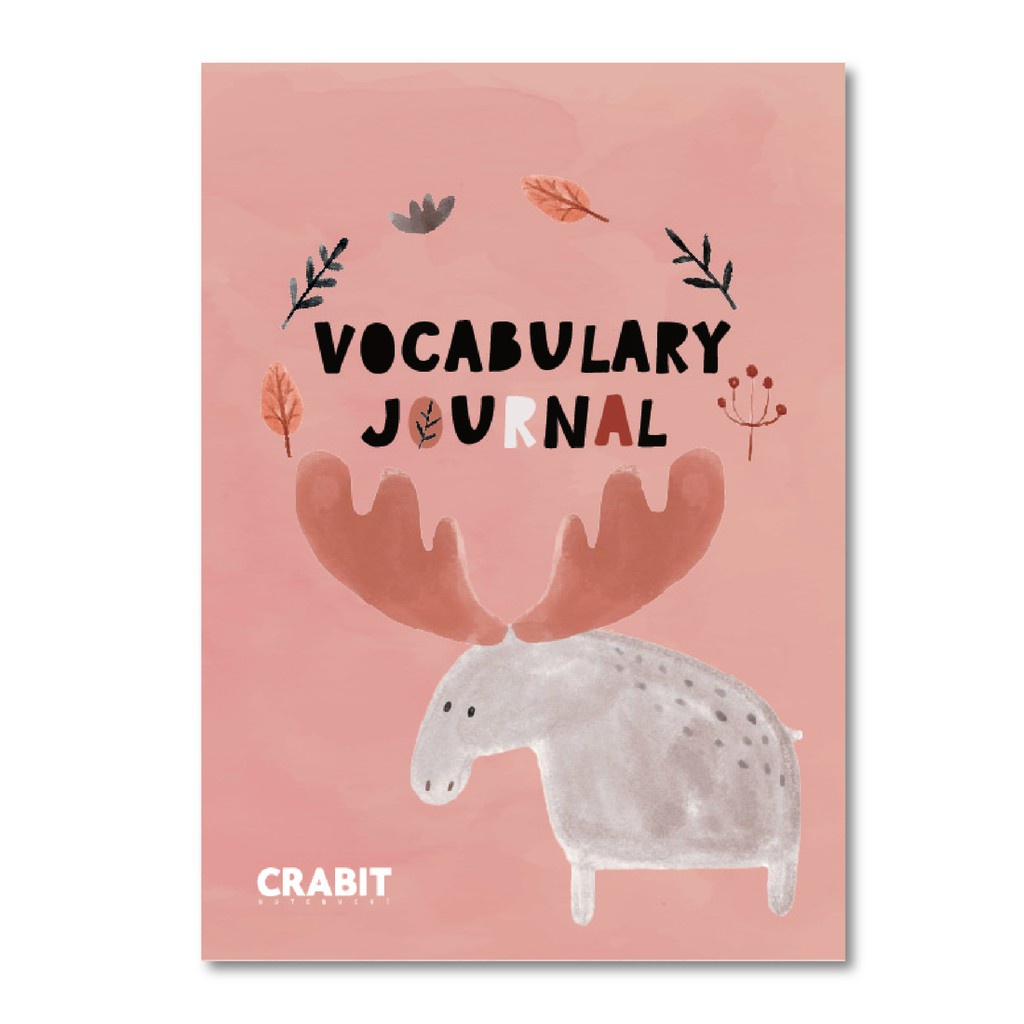 Combo 5 vở học từ mới tiếng Anh Crabit - Hươu