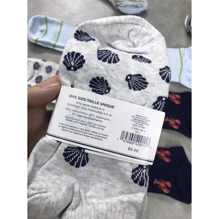 Set 3 đôi tất nữ cổ thấp Gap Socks Chaussettes 3 pack
