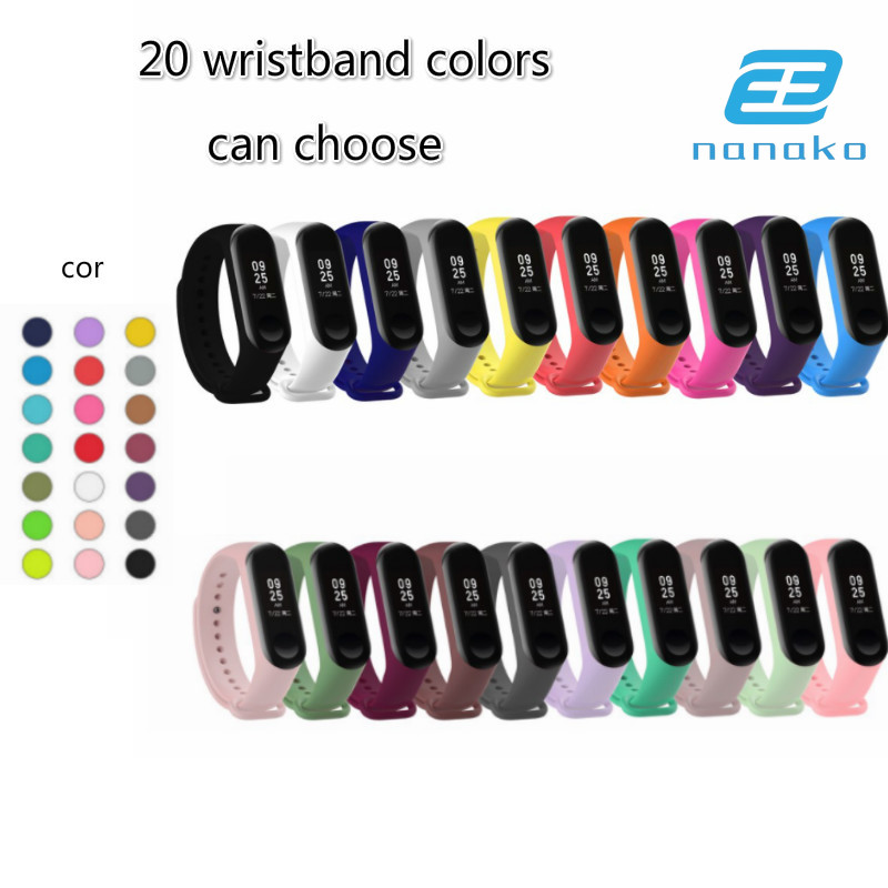 Dây Đeo Silicone Cho Đồng Hồ Thông Minh Xiaomi Miband 4 / 3 / Mi / Band / 4 / 3- / M3 / M4